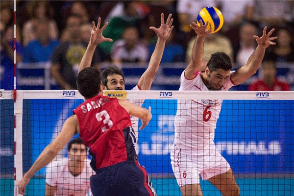 شکست تیم ملی والیبال ایران در اولین روز لیگ جهانی ۲۰۱۵ /ایران 1 – آمریکا 3