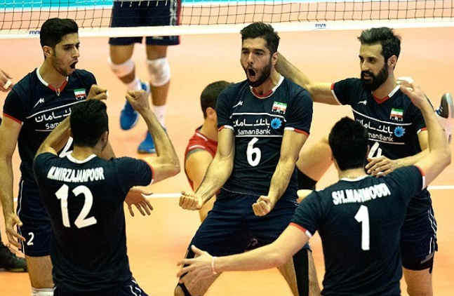 پیروزی مقتدرانه والیبال ایران مقابل قهرمان لیگ جهانی/دنیا شگفت زده ی بازی والیبال ایران/ایران 3 آمریکا صفر