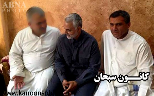 دیدارحاج قاسم سلیمانی با فرمانده ارشد سپاه بدر پیش از شهادت + تصویر