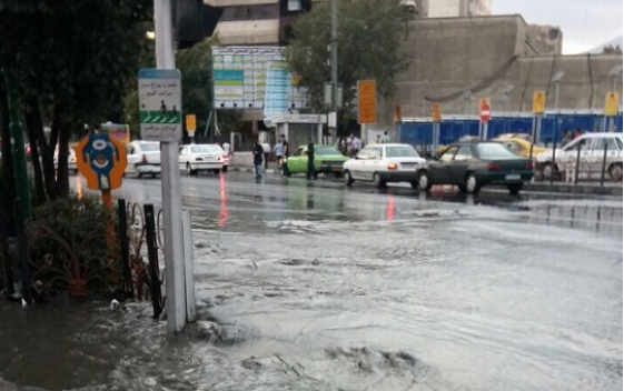 گزارش تصویری «بارش شدید باران تابستانی در تهران»