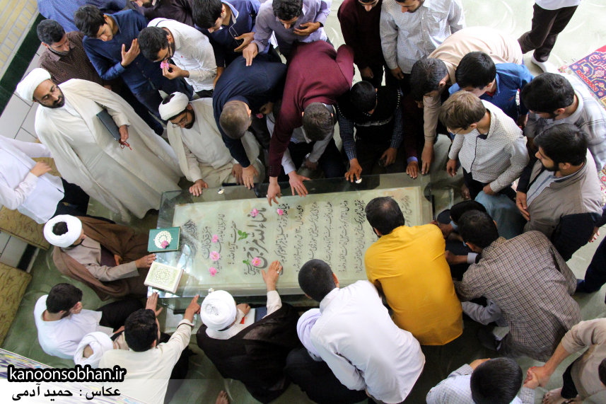تصاویر مراسم بزرگداشت روز معلم در مرقد آیت الله مروجی(ره) کوهدشت