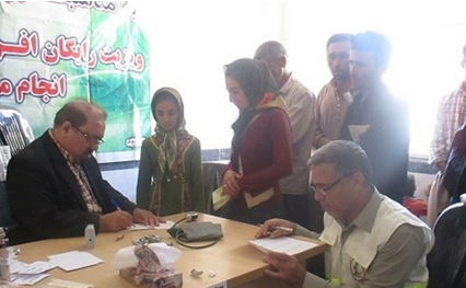 برپا شدن بیمارستان صحرایی شهید عبدیان در منطقه محروم «تکیه ضرون» کوهدشت + تصاویر