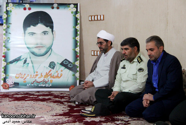 تصاویر دیدار فرماندهی انتظامی کوهدشت با خانواده شهید فرجام عبداللهی
