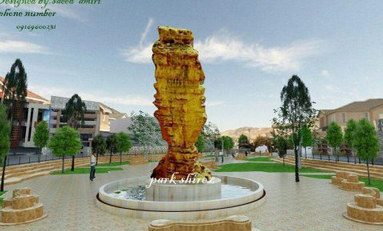 تصاویر مدل طراحی و بهسازی پارک باغ پرندگان سابق کوهدشت به پارک شیرز