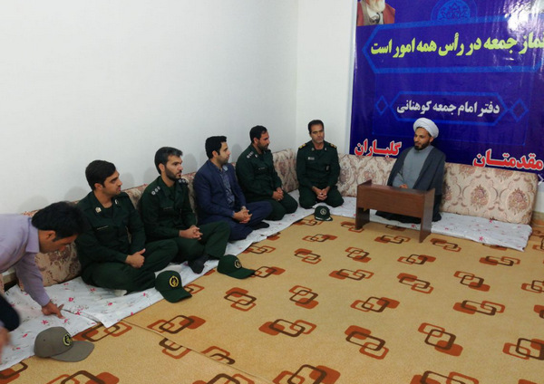 دیدار صمیمی فرماندهی جدید سپاه کوهدشت با امام جمعه کوهنانی/تصویری