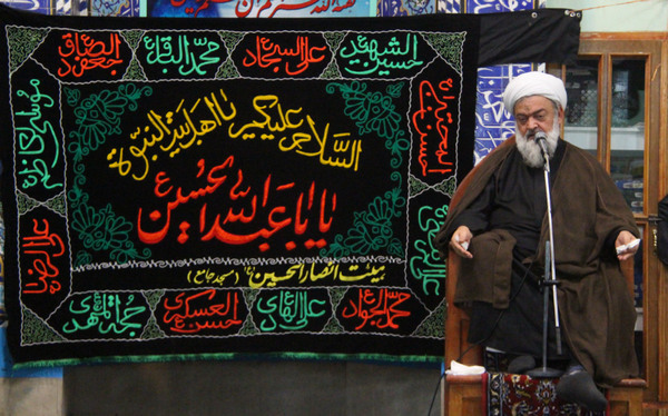 برگزاری شب دوم سخنرانی حجت الاسلام ادیب یزدی در مسجد جامع کوهدشت/محرم ۹۷