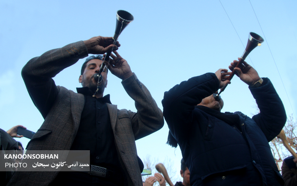 تصاویر مراسم محلی«چمرانه» در سوگ شهادت سپهبد حاج قاسم سلیمانی
