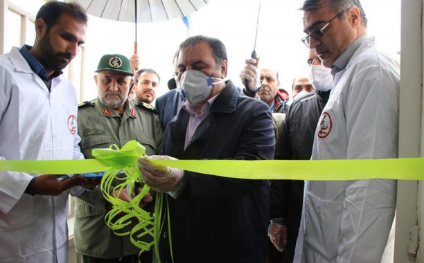 تصاویر افتتاح نقاهتگاه نگهداری بیماران کرونایی در خرم آباد