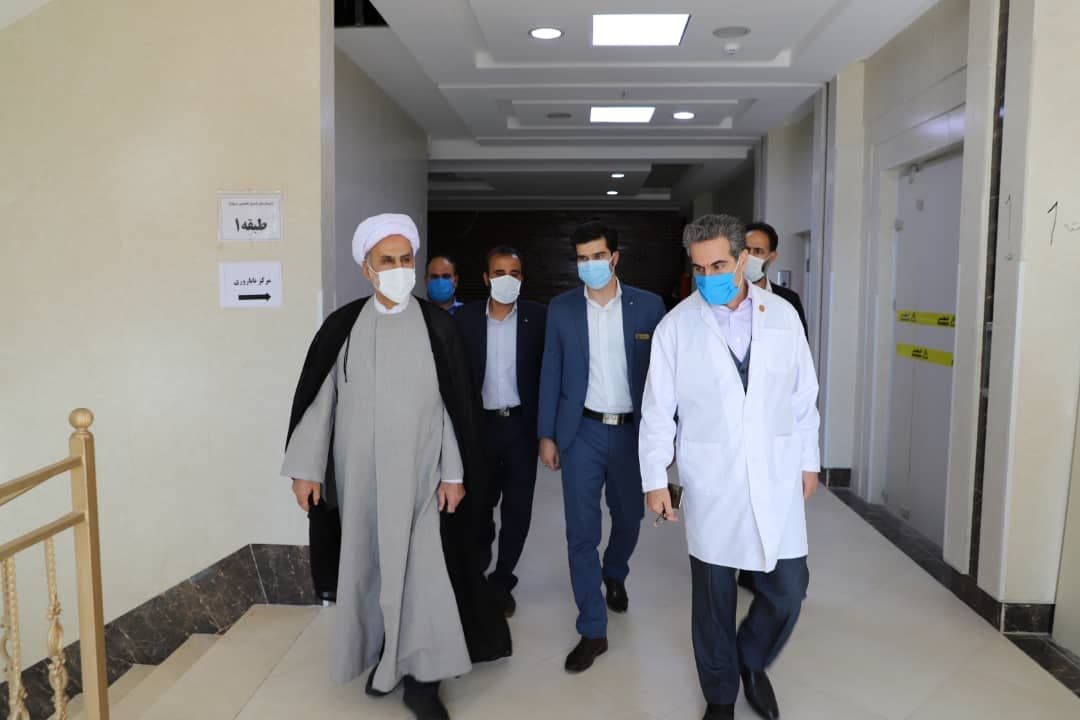 گزارش تصویری بازدید حجت الاسلام والمسلمین دکتر مبلغی از روند تکمیل فاز سوم بیمارستان شفا