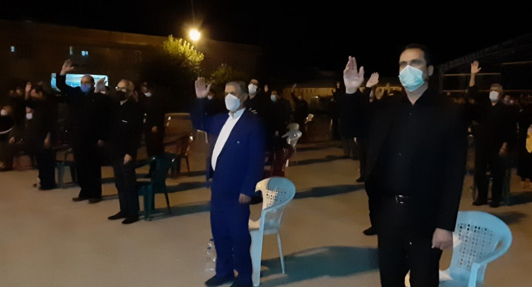 شب پنجم عزاداری محرم هیئت رزمندگان اسلام سپاه کوهدشت
