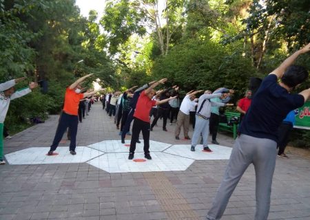اجرای ورزش‌های خیابانی در کوهدشت با شعار ایران شاد به مناسب هفته دولت