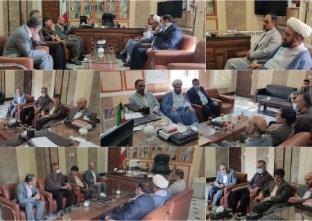 دیدار شاهرخی، رئیس سازمان جهاد کشاورزی لرستان با محمد مرادی،فرماندار کوهدشت