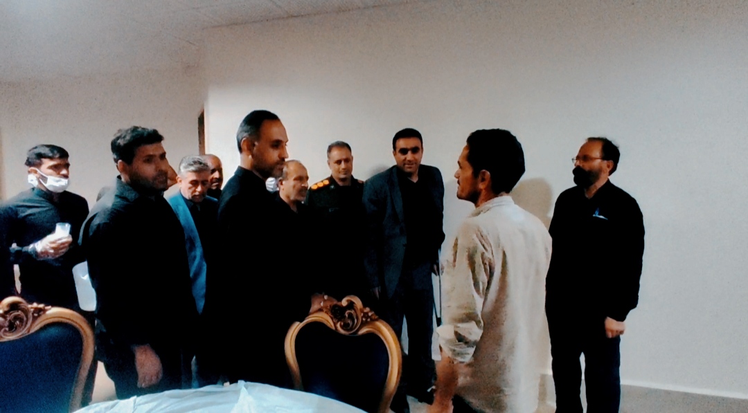 بازدید مسئولین شهرستان کوهدشت از موکب زائران حسینی