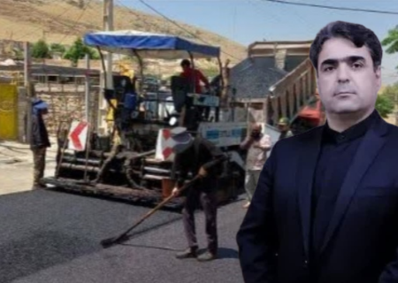 اجرای نهضت آسفالت درشهر درب گنبد