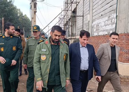 بازدید سردار باقری از پروژه‌های عمرانی سپاه در کوهدشت