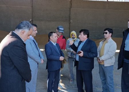 بازدید کارشناسان غله از کارخانه آرد کوهدشت