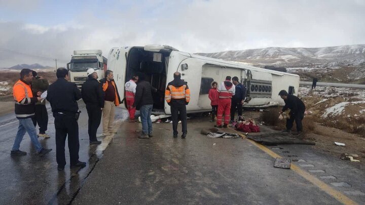 مقصران تصادف اتوبوس کرمان مشخص شدند