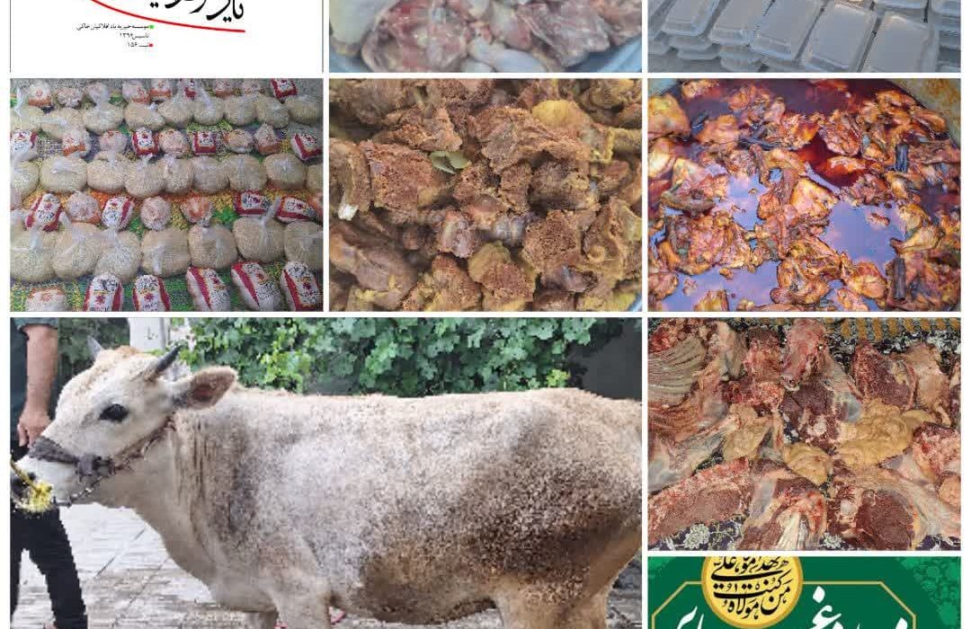 توزیع بسته های غذایی بین نیازمندان