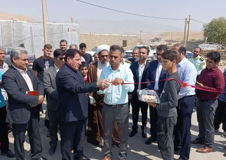 افتتاح آسفالت روستای کوره‌دشت سفلی با حضور مسئولان