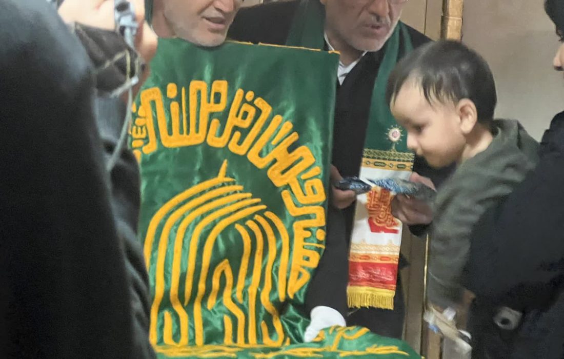 بیماران کوهدشتی زیر سایه‌ پرچم رضوی آرام شدند