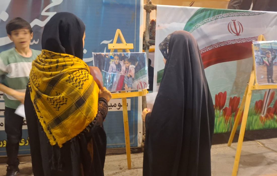 برپایی نمایشگاه عکس همسنگران کوچک در کوهدشت