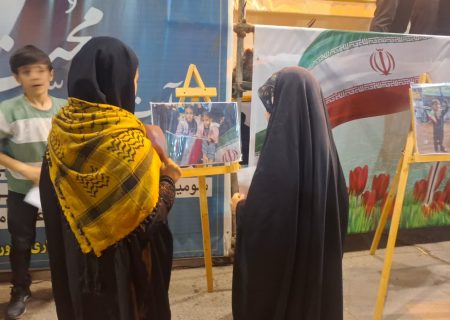 برپایی نمایشگاه عکس همسنگران کوچک در کوهدشت