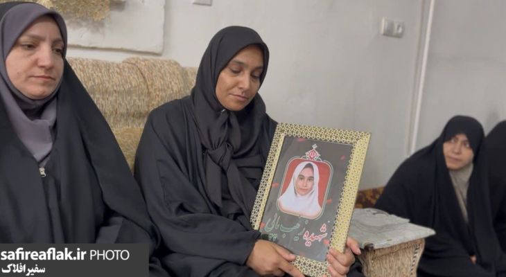 تجدید عهد با خون پاک شهیده بروجردی