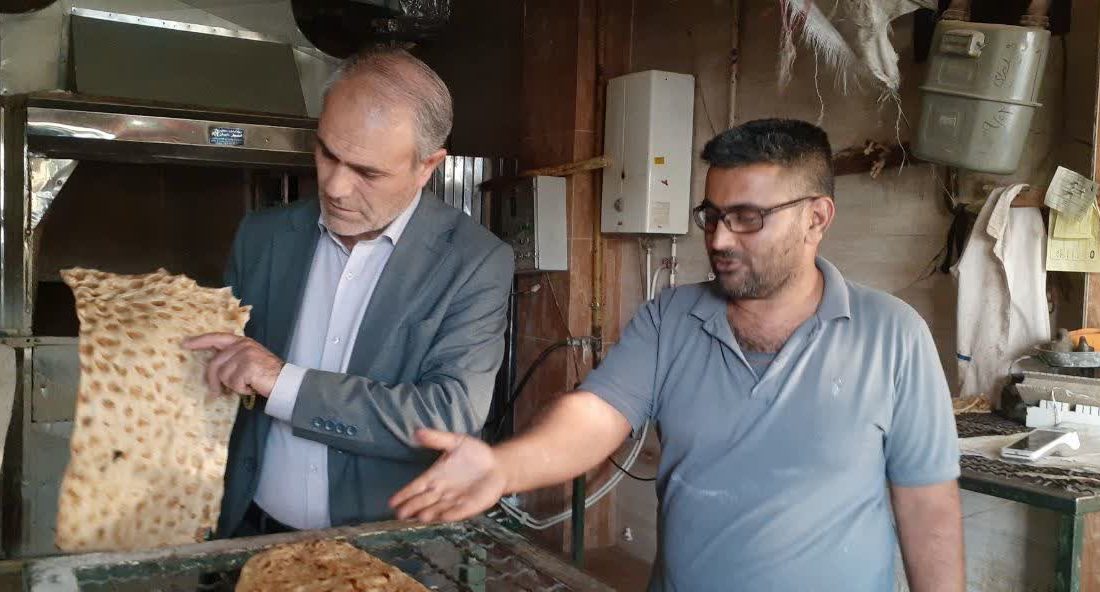 نظارت سرزده مدیر جهادکشاورزی کوهدشت بر بازار و نانواییها